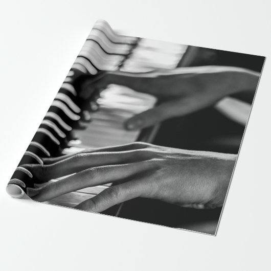Phantastisches Klavier Geschenkpapier (Ungerollt)