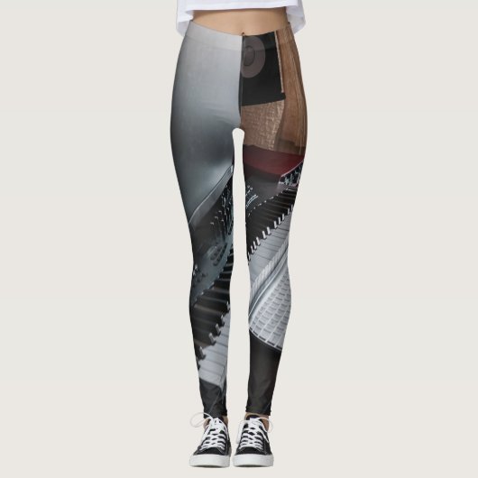 Phantastisches Klavier Leggings (Vorderseite)
