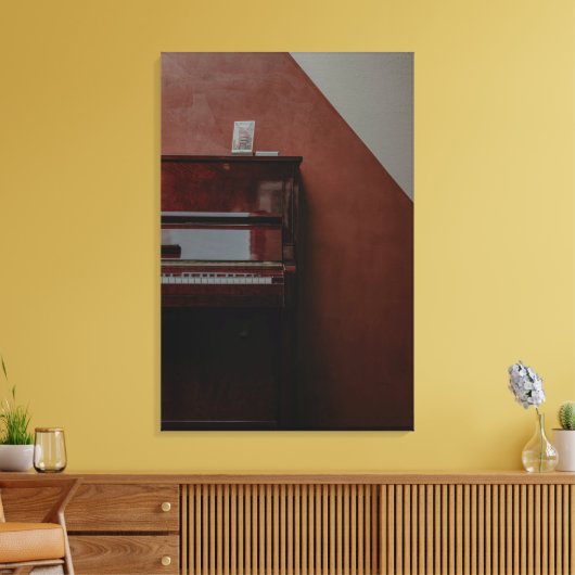 Phantastisches Klavier Leinwanddruck (Insitu (Wohnzimmer))