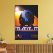 Phantastisches Klavier Leinwanddruck (Insitu (Wohnzimmer))