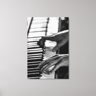 Phantastisches Klavier Leinwanddruck