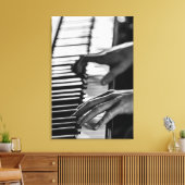 Phantastisches Klavier Leinwanddruck (Insitu (Wohnzimmer))