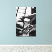Phantastisches Klavier Leinwanddruck (Insitu (Holzboden))