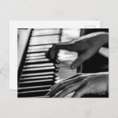 Phantastisches Klavier Postkarte (Vorne/Hinten)