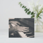 Phantastisches Klavier Postkarte (Stehend Vorderseite)