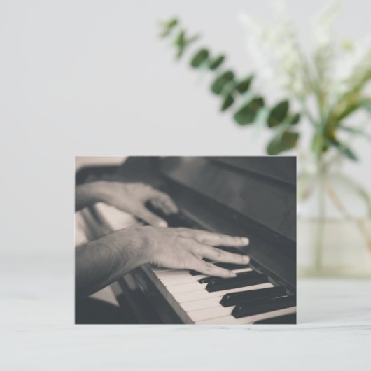 Phantastisches Klavier Postkarte (Stehend Vorderseite)