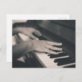 Phantastisches Klavier Postkarte (Vorne/Hinten)