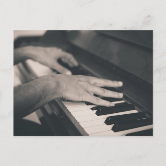 Phantastisches Klavier Postkarte (Vorderseite)