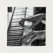 Phantastisches Klavier Wandteppich (Vorderseite)