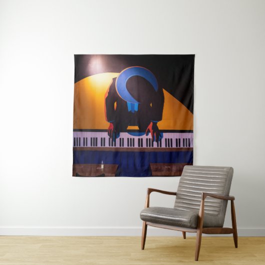 Phantastisches Klavier Wandteppich (Beispiel)