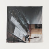 Phantastisches Klavier Wandteppich (Vorderseite (Horizontal))