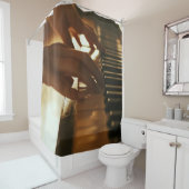 Phantastisches Klavierdesign Duschvorhang (Beispiel)