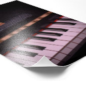 Phantastisches Klavierdesign Fotodruck (Ecke)