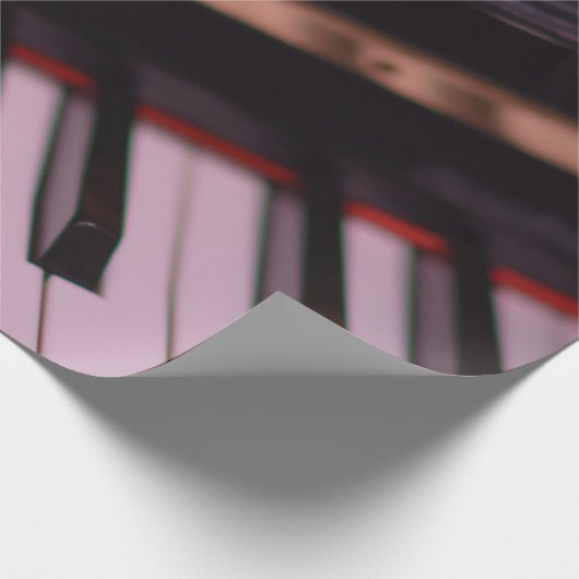 Phantastisches Klavierdesign Geschenkpapier (Ecke)