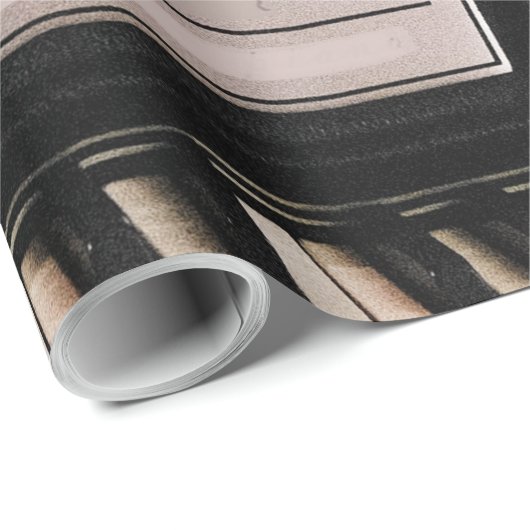 Phantastisches Klavierdesign Geschenkpapier (Rolleneckpunkt)