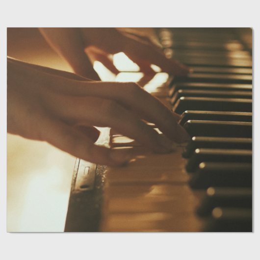 Phantastisches Klavierdesign Geschenkpapier (Flach)