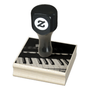 Phantastisches Klavierdesign Gummistempel