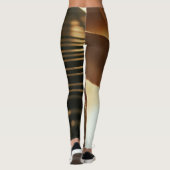 Phantastisches Klavierdesign Leggings (Rückseite)