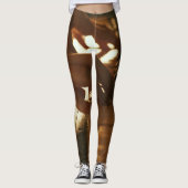 Phantastisches Klavierdesign Leggings (Vorderseite)