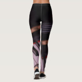 Phantastisches Klavierdesign Leggings (Rückseite)