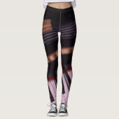 Phantastisches Klavierdesign Leggings (Vorderseite)