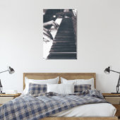 Phantastisches Klavierdesign Leinwanddruck (Insitu (Schlafzimmer))