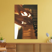 Phantastisches Klavierdesign Leinwanddruck (Insitu (Wohnzimmer))