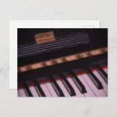 Phantastisches Klavierdesign Postkarte (Vorne/Hinten)