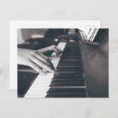 Phantastisches Klavierdesign Postkarte (Vorne/Hinten)