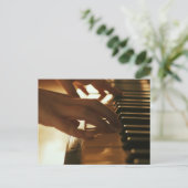 Phantastisches Klavierdesign Postkarte (Stehend Vorderseite)