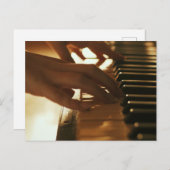 Phantastisches Klavierdesign Postkarte (Vorne/Hinten)