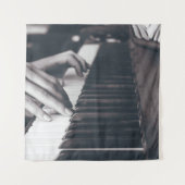 Phantastisches Klavierdesign Wandteppich (Vorderseite)