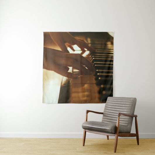 Phantastisches Klavierdesign Wandteppich (Beispiel)