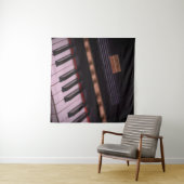 Phantastisches Klavierdesign Wandteppich (Beispiel (Horizontal))