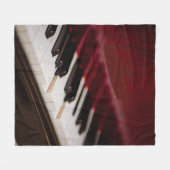 Phantastisches Klavierwerk Fleecedecke (Vorderseite (Horizontal))