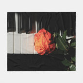 Phantastisches Klavierwerk Fleecedecke (Vorderseite (Horizontal))