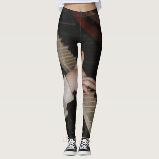 Phantastisches Klavierwerk Leggings (Vorderseite)
