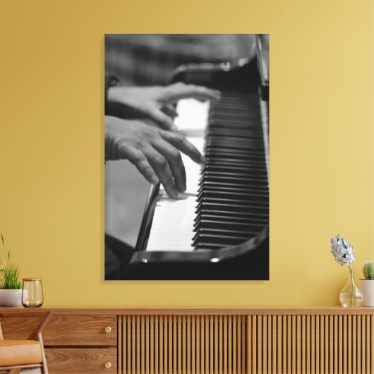 Phantastisches Klavierwerk Leinwanddruck (Insitu (Wohnzimmer))