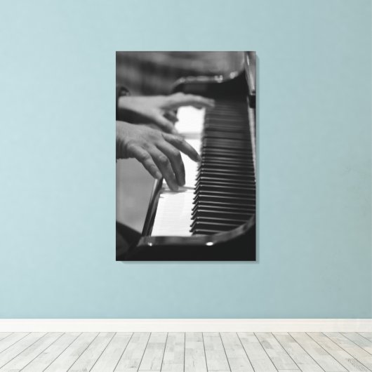 Phantastisches Klavierwerk Leinwanddruck (Insitu (Holzboden))