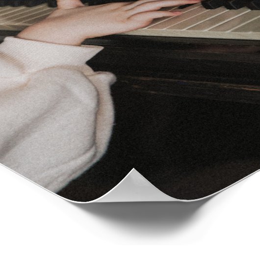 Phantastisches Klavierwerk Poster (Ecke)