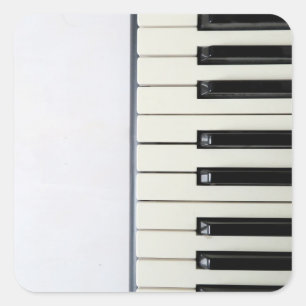Phantastisches Klavierwerk Quadratischer Aufkleber