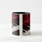 Phantastisches Klavierwerk Zweifarbige Tasse (Mittel)