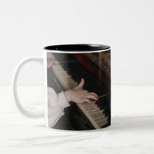 Phantastisches Klavierwerk Zweifarbige Tasse