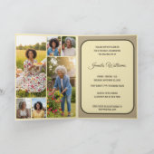 Phantastisches Leben Geburtstagsparty FotoCollage Einladung (Innenseite)