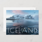 Phantastisches Licht in Island | Stokksnes, Vestra Postkarte (Vorne/Hinten)