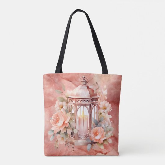 Phantastisches Licht in meine Rose Marbella Schult Tasche (Rückseite)