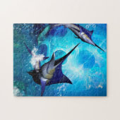 Phantastisches Marlin mit Blasen Puzzle (Horizontal)