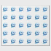 Phantastisches Meer mit Delphinen Geschenkpapier (Flach)