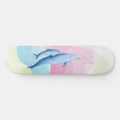 Phantastisches Meer mit Delphinen Skateboard (Horizontal)