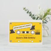 Phantastisches Mixtape New Wave Dance Party der 80 Einladung (Stehend Vorderseite)